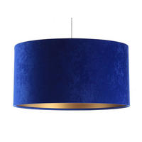 HÄNGELEUCHTE Blau 40/20 cm - Blau/Goldfarben, Kunststoff (40/0.6/20cm) - ONZENO