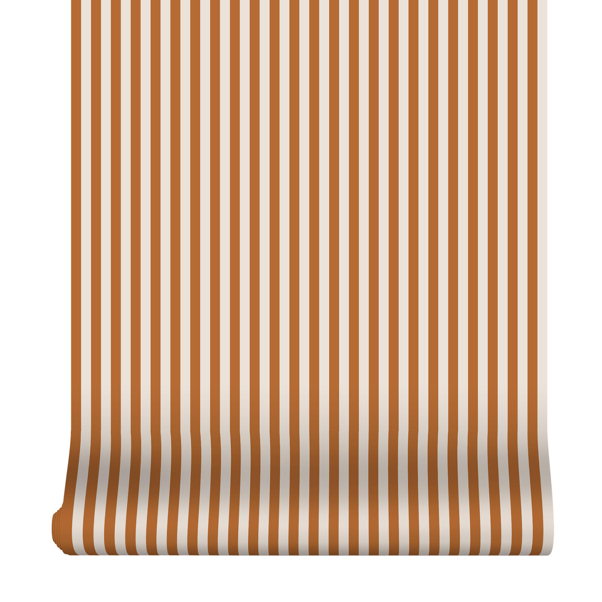 VLIESTAPETE - Kleine streifen 1000x53cm - Terracotta, Papier/Kunststoff (53/1cm) - Superfresco Easy