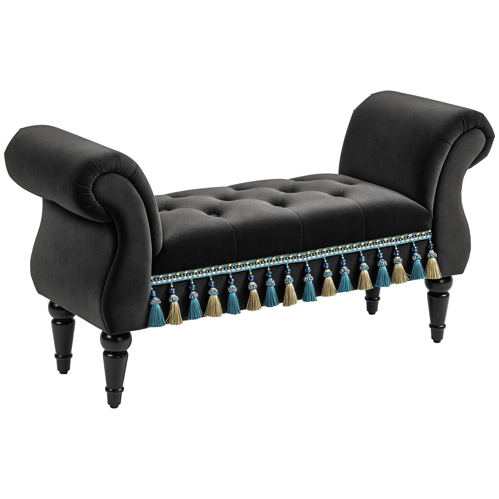 SITZBÄNKE Dunkelgrau 1 Stück - Dunkelgrau, Kunststoff (117/58/40cm) - GiPP