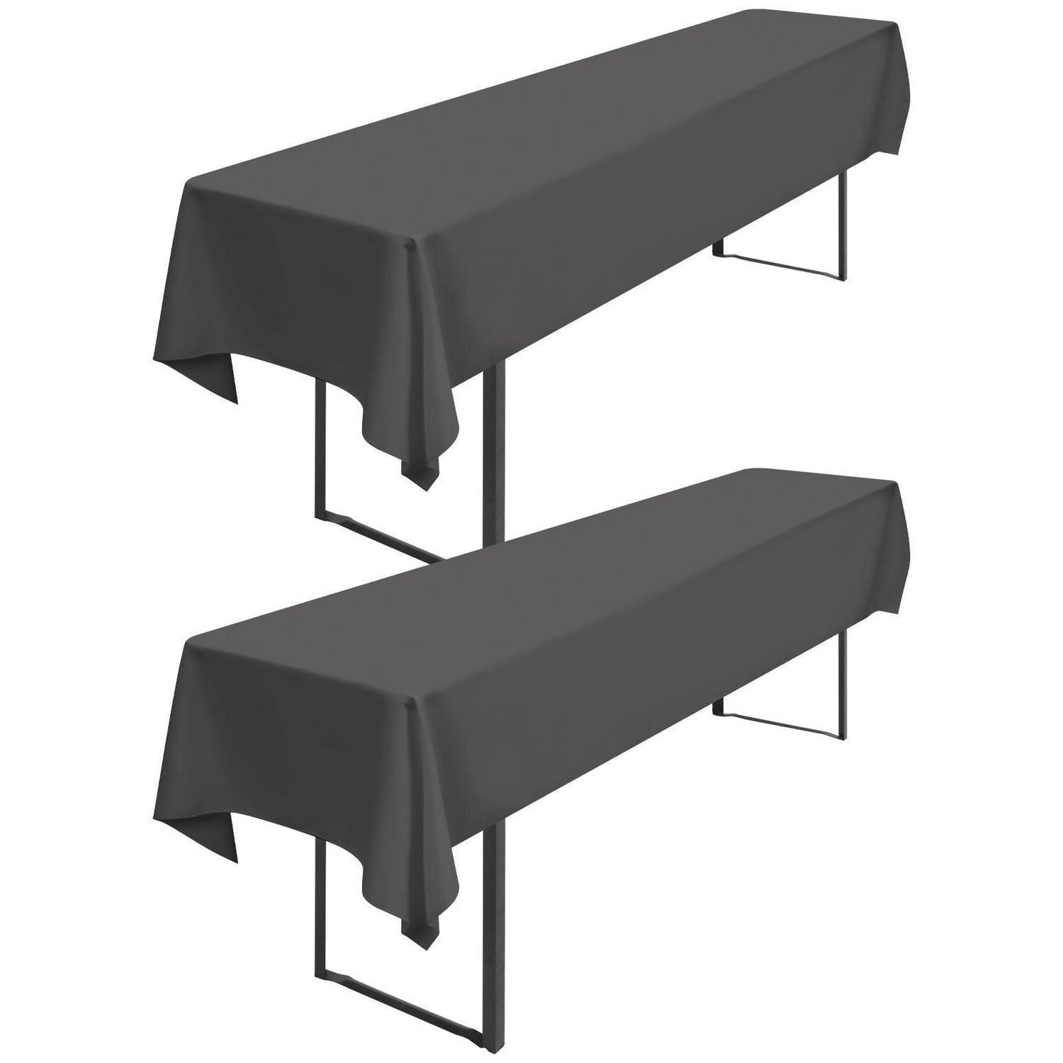 XXXLutz Biertisch-Tischdecke Anthrazit 100x1.5x250 cm