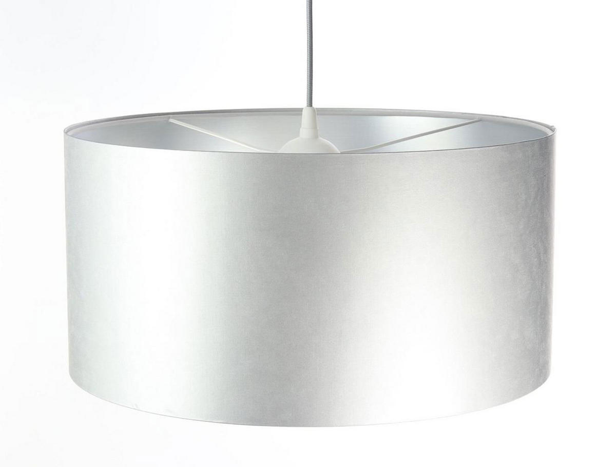 HÄNGELEUCHTE Grau 50/25 cm - Silberfarben/Grau, Kunststoff (50/0.8/25cm) - ONZENO