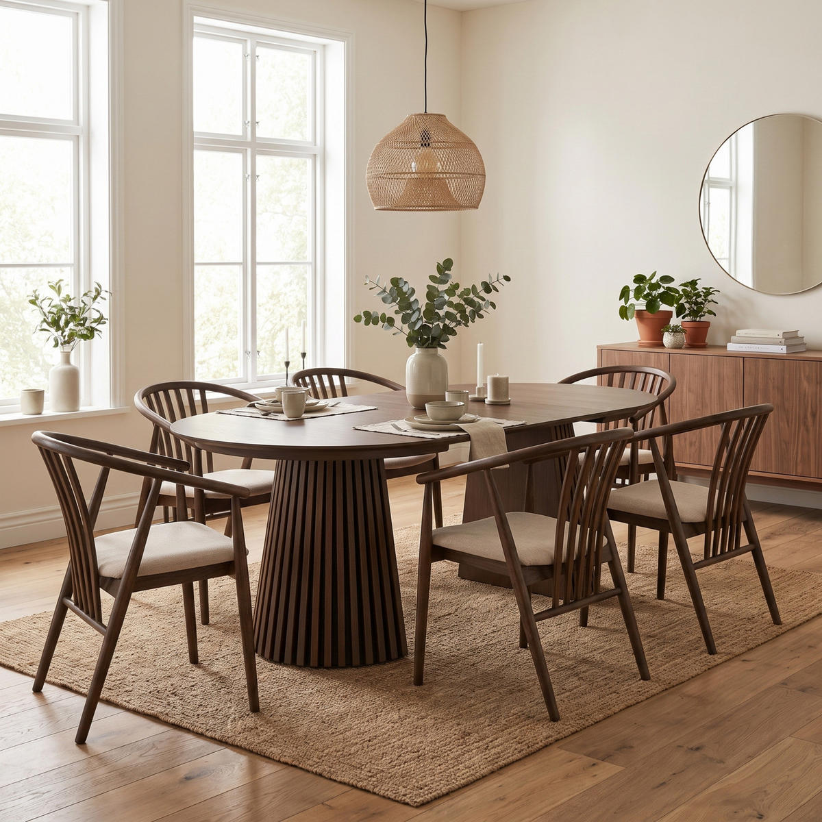 MATSTOL Asti 54 x 57 x 78 cm – rökt/sandgrå - Grå, Trä/Textil (54/78/57cm) - ebuy24