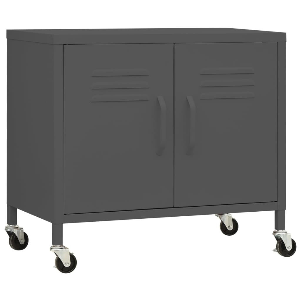 vidaXL Lagerschrank Anthrazit 35x56x60 cm