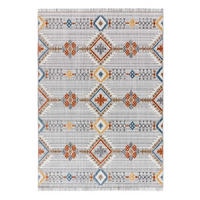 WEBTEPPICH Mehrfarbig Broadway 155/230 cm - Multicolor/Grau, Naturmaterialien/Textil (155/230cm) - Atticgo