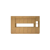 KÜCHENZEILE 420 cm - Nexa KÜ-LN-005 - in Woodline / Matt - Eiche Artisan, Holz (420/212/58cm) - ROYAL24_MARKT