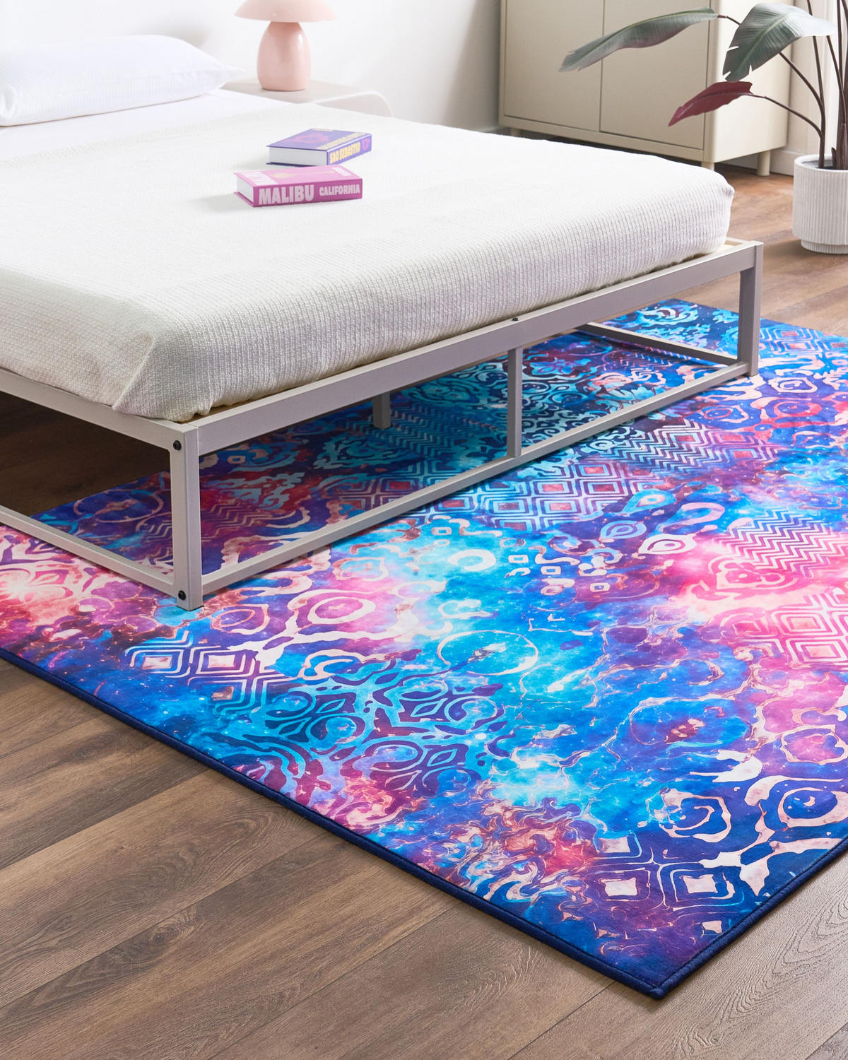 KOBEREC Barevný 160/230 cm Orvella - různobarevná, textil (160/230cm) - Beliani