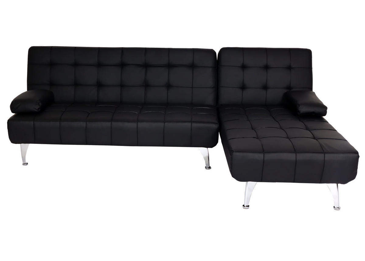 SCHLAFSOFA Schwarz - Schwarz, Textil (236/95cm) - MCW