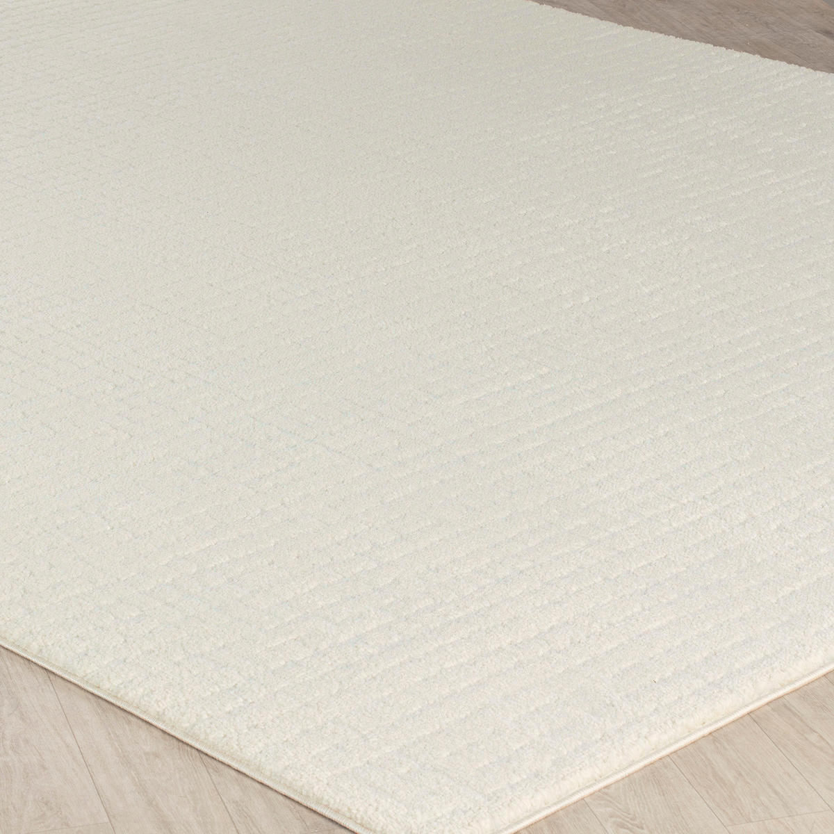 KURZFLORTEPPICH Amandine 200/275 cm Elfenbein - Weiß, Textil (200/275cm) - LIVABLISS