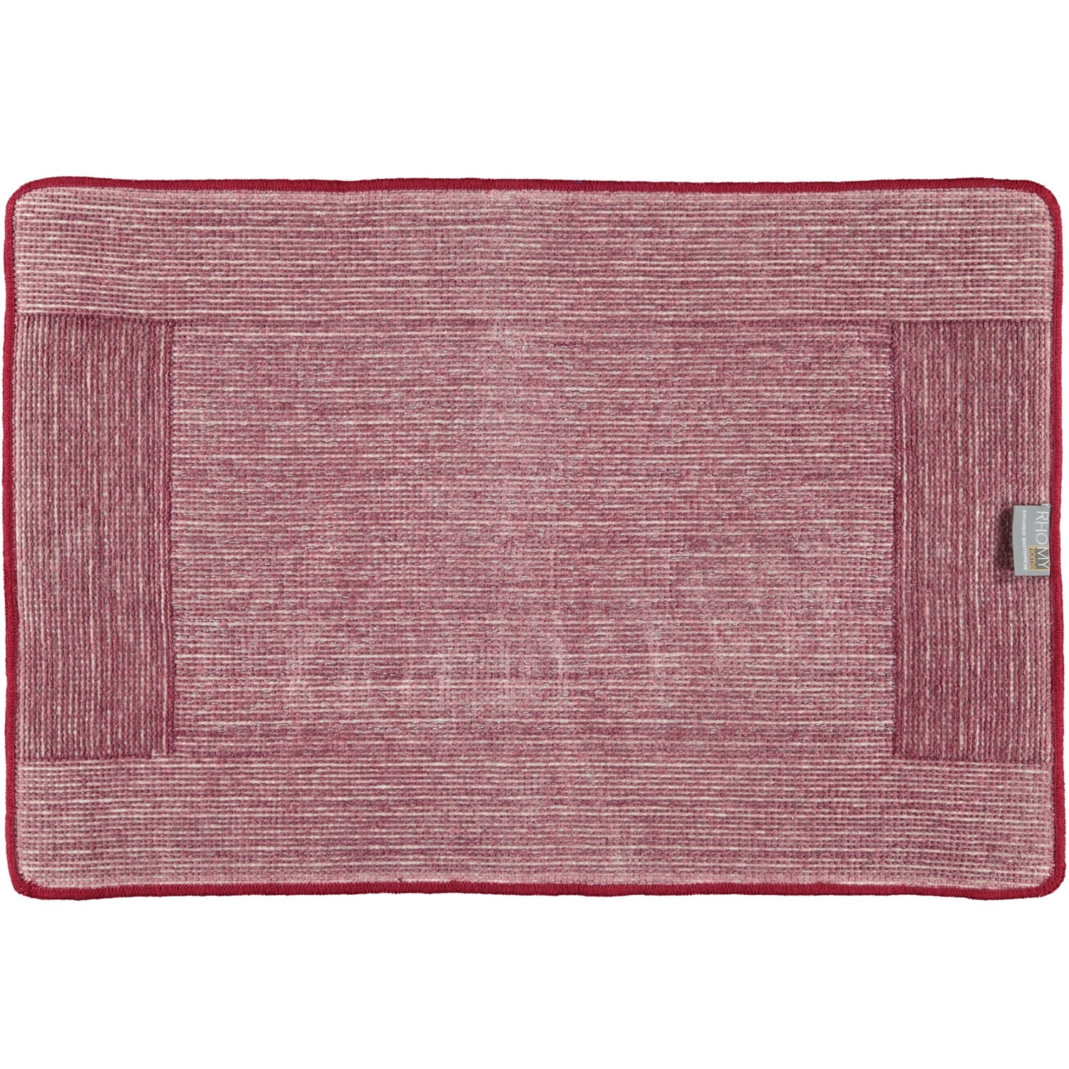 BADTEPPICH VERSAILLES BORDEAUX-LUREX - 407 - Rot, Textil (60/90cm) - Rhomtuft