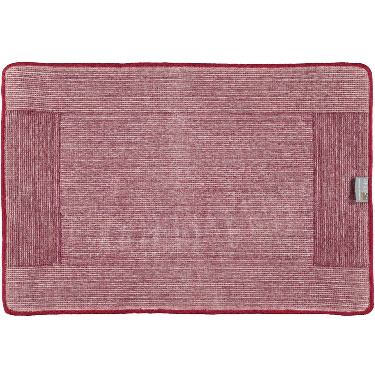 BADTEPPICH VERSAILLES BORDEAUX-LUREX - 407 - Rot, Textil (60/90cm) - Rhomtuft