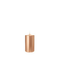 STUMPENKERZEN Rosegold Ø 68 x 130 mm, 12 Stück - Roségold, Paraffin (7/13cm) - Wiedemann Kerzen