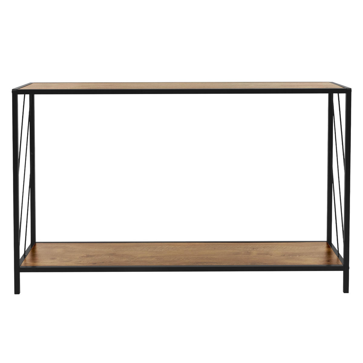 KONSOLENTISCH - Braun, Metall (120/33.5/75cm) - ML-DESIGN