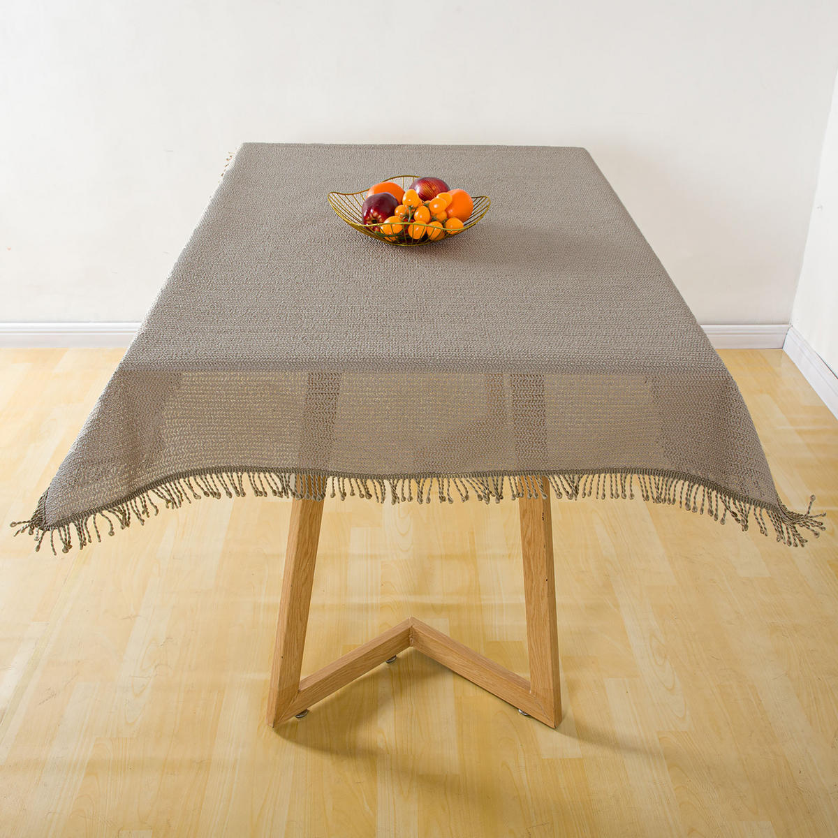 TISCHDECKE Gartentischdecke Beige 110x140 cm Weichschaum - Beige, Textil (110/140cm) - TiborTex
