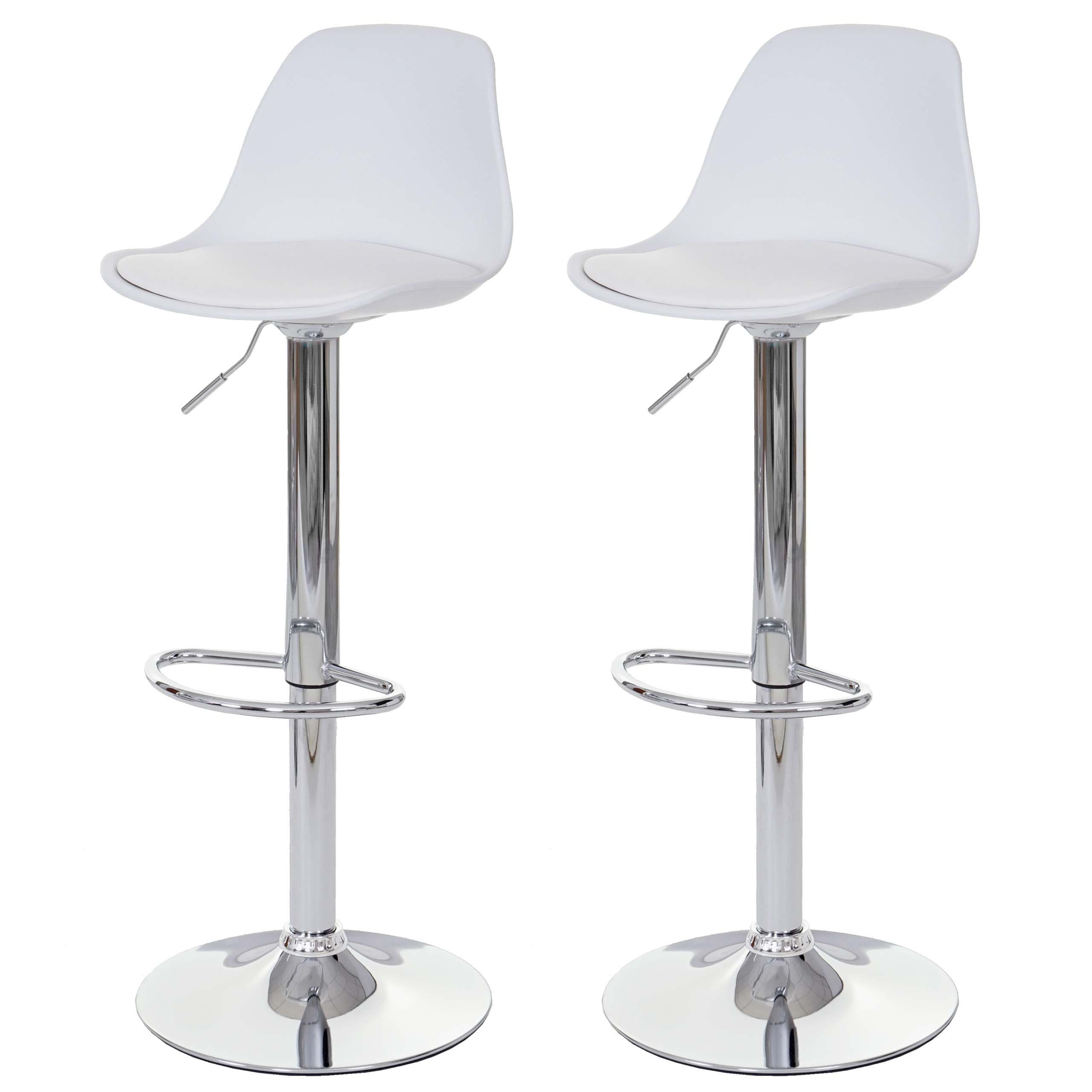 MCW BAROVÉ ŽIDLE Bílé, sada 2 ks