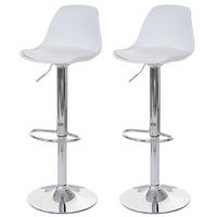 BARHOCKER Weiß 2er-Set - Weiß, Textil (39/103/43cm) - MCW