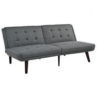 SCHLAFSOFA 157 cm breit mit Bettfunktion - Dunkelgrau, Textil (157/70/51cm) - Urban Meuble