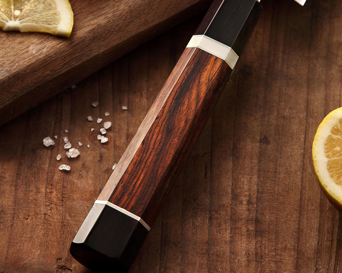 SASHIMIMESSER 28,5 cm - Braun, Holz/Metall (43cm) - Wakoli