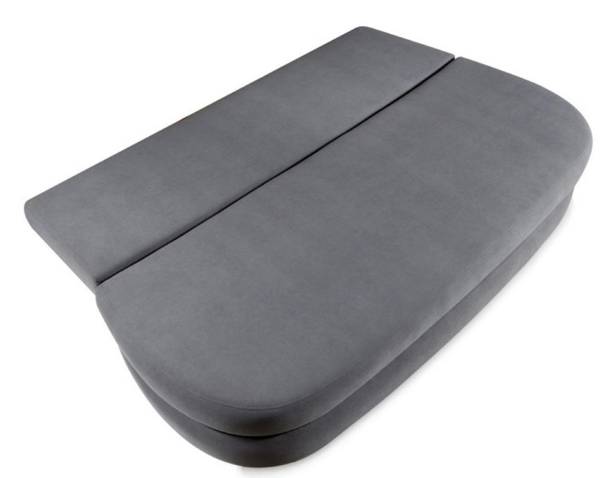 SOFA Grau Iber - Grau, Holzwerkstoff/Textil (211/93/211cm) - Sepro Meble