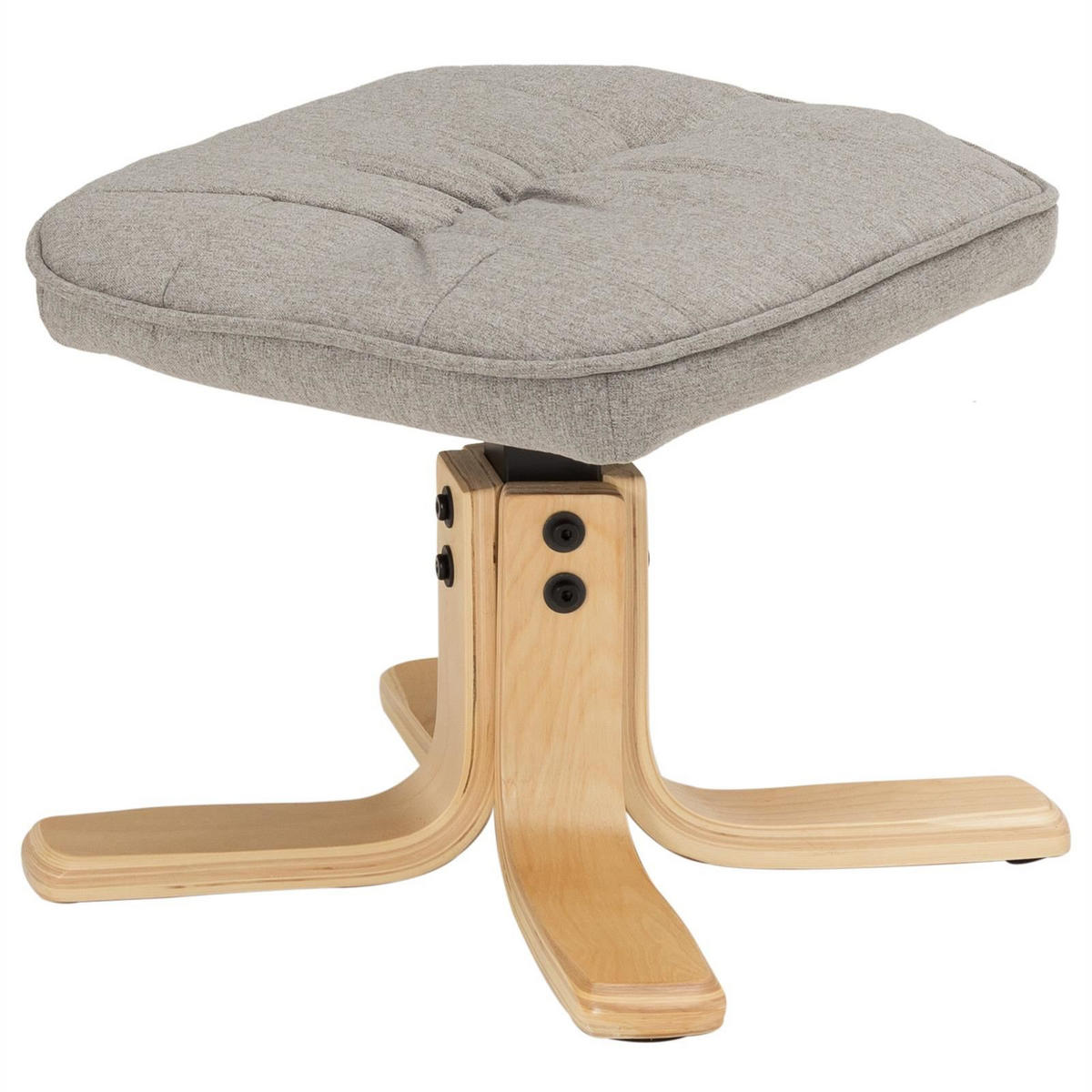 RELAXSESSELSET CHARLY - Grau, Textil (76/87/61cm) - IDIMEX