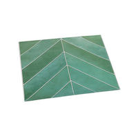 FLIESENAUFKLEBER 1 Stück 29 x 22,8 cm Selbstklebende Fliesen - Mora Verde - Türkis/Grün, Kunststoff (22.8/0.12/29cm) - Mazovia