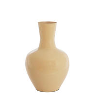 VAZE Nana Braun 44/44/69 cm - Braun, Metall (69cm) - Light & Living