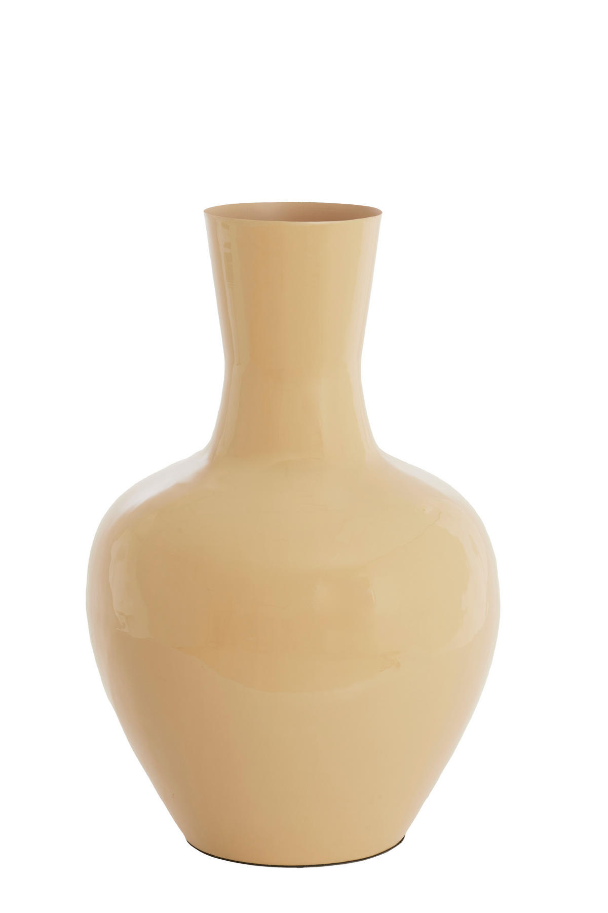 VAZE Nana Braun 44/44/69 cm - Braun, Metall (69cm) - Light & Living