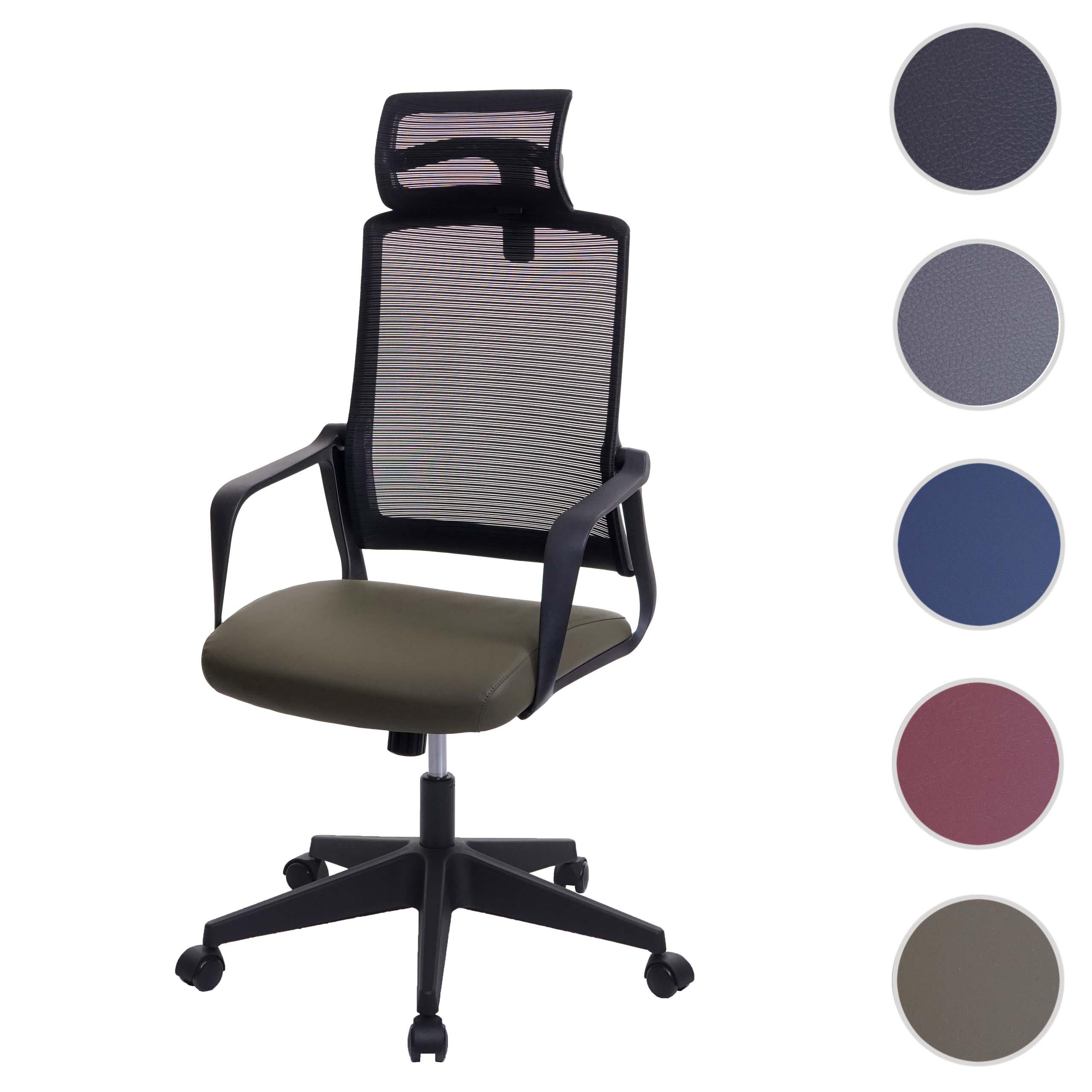 BÜROSTUHL Grün - Grün, Textil (64/128/66cm) - MCW