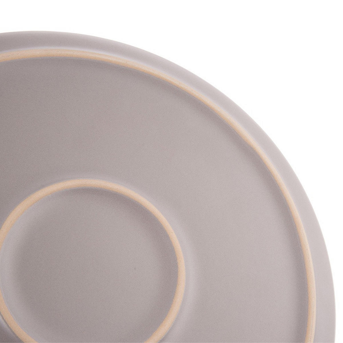 SPEISETELLER Skandi flach grau - Grau, Keramik (26.5/26.5/3cm) - Orion 