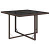 GARTENTISCH Tischmund 107/74/109 cm - Hellbraun, Naturmaterialien (109/107/74cm) - ZMH