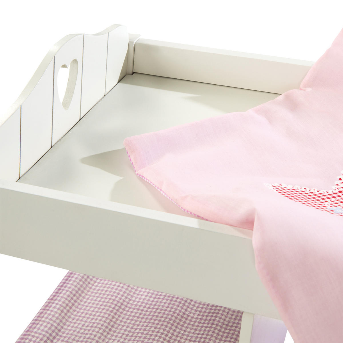 PUPPENKOMMODE Fienchen - Rosa, Holzwerkstoff (30/49.5/52cm) - Roba