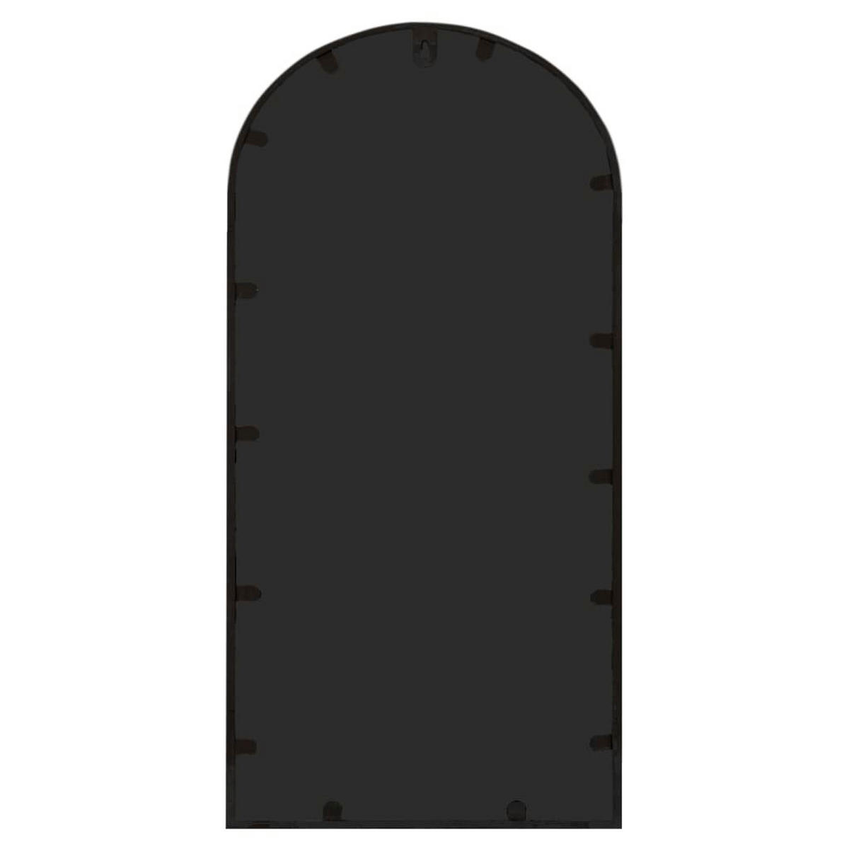 SPIEGEL Schwarz 70x30 cm Eisen für den Innenbereich - Schwarz, Metall (30/70/1cm) - furnicato