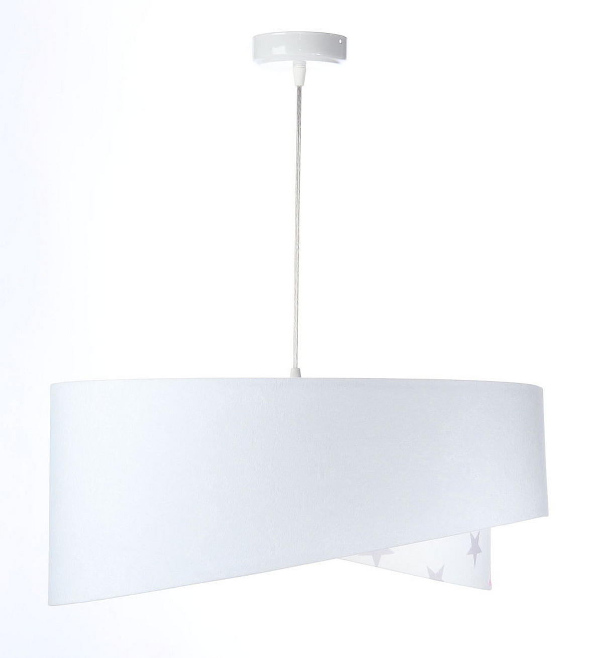 HÄNGELEUCHTE Weiß 50/23 cm - Weiß, Kunststoff (50/1/23cm) - ONZENO