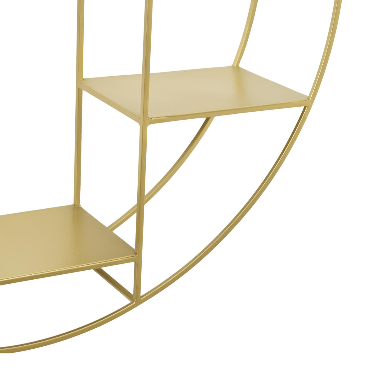 WANDREGAL Wally Gold - Goldfarben, Metall (70/70/15cm) - LOFT42