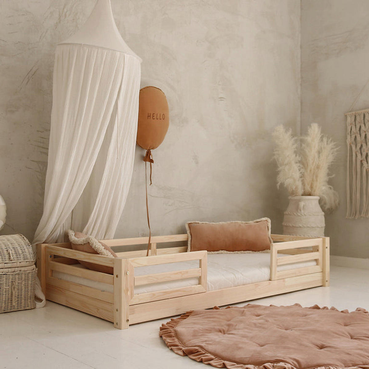 POSTEĽ 90/190 Myléna Drevo - hnedá, drevo (90/190cm) - Petits-meubles