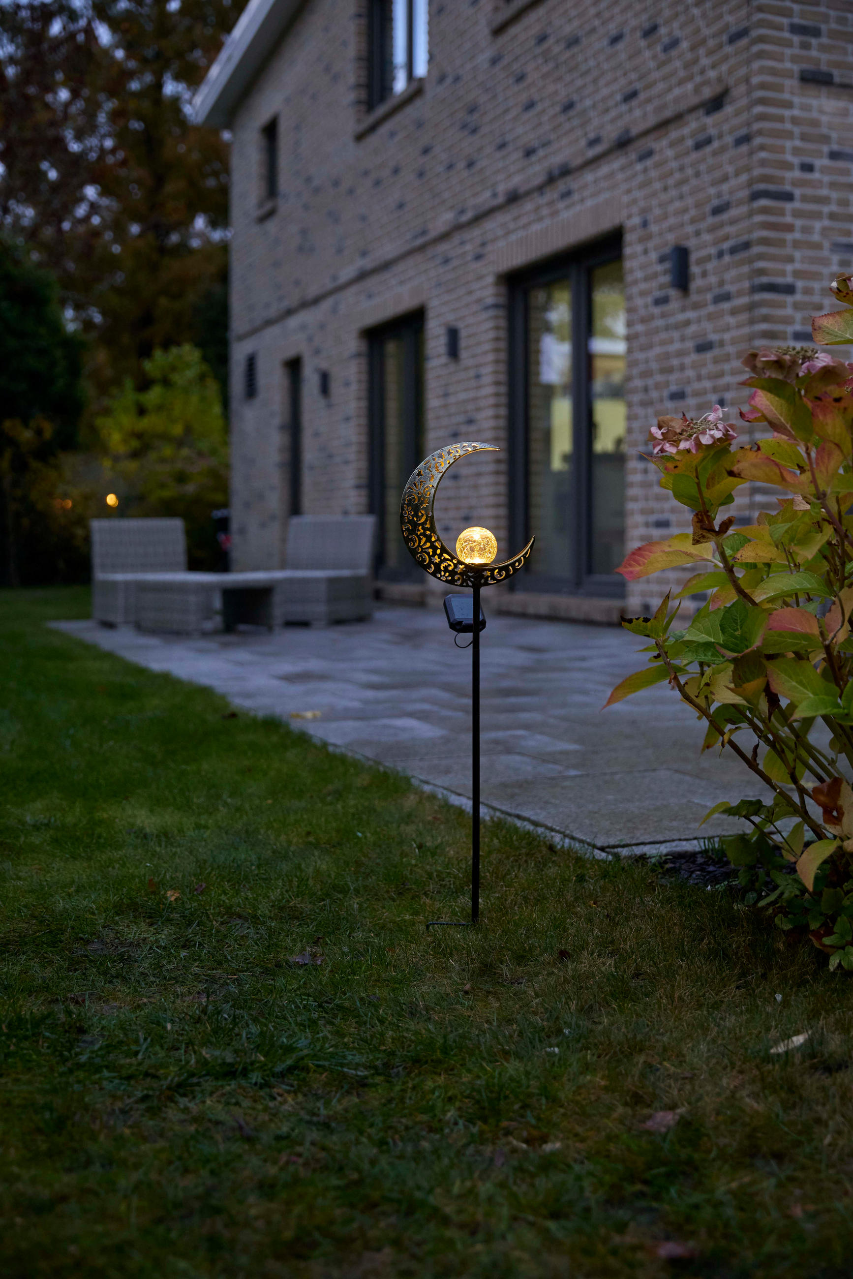 LED-SOLAR-GARTENSTECKER - mit Dämmerungssensor und wetterfestem Design für stilvolle Außenbeleuchtung, 1er-Set - Weiß, Kunststoff (3/20/90cm) - Northpoint