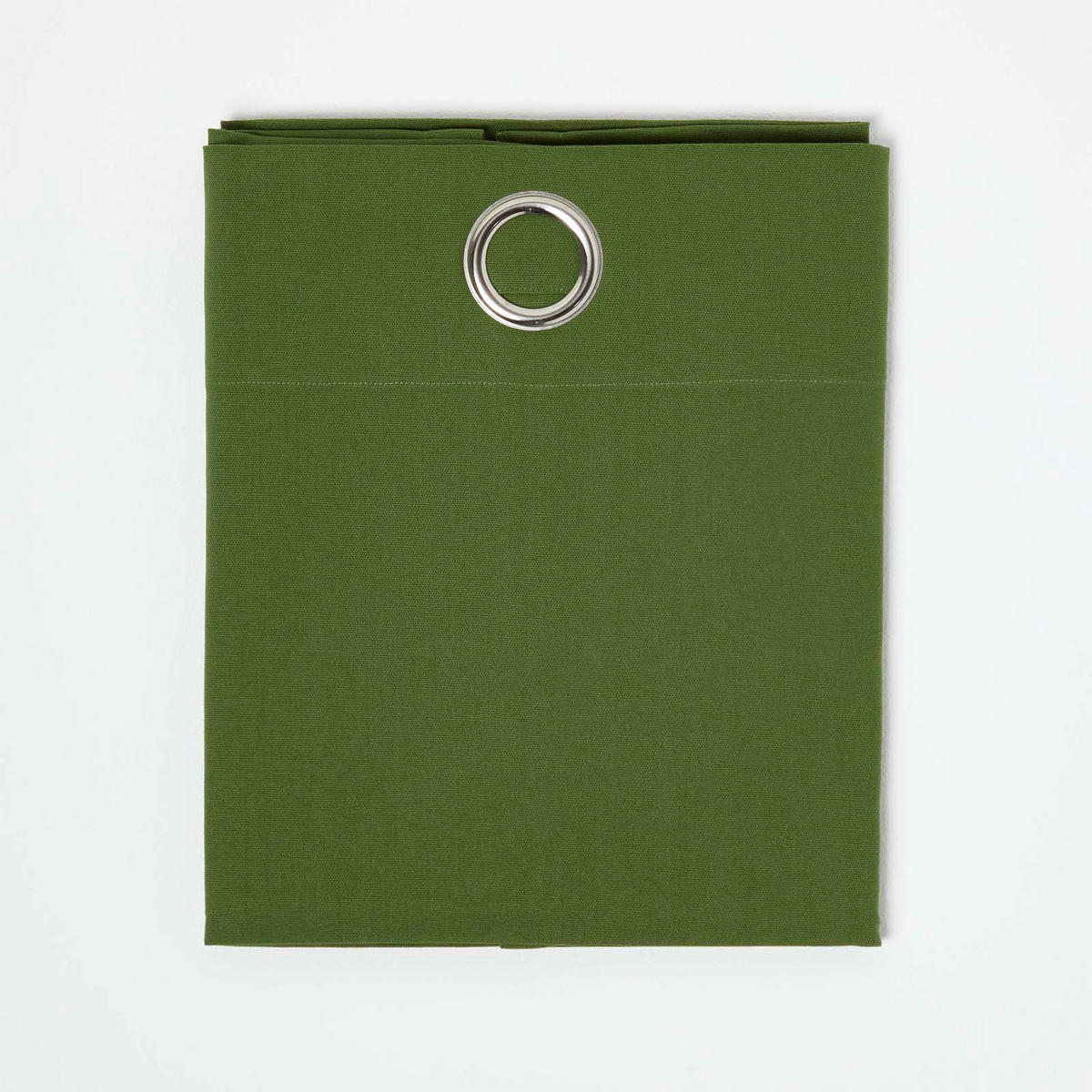 ÖSENVORHANG blickdicht 2er-Set, 137/182 cm - Olivgrün, Textil (137/182cm) - Homescapes