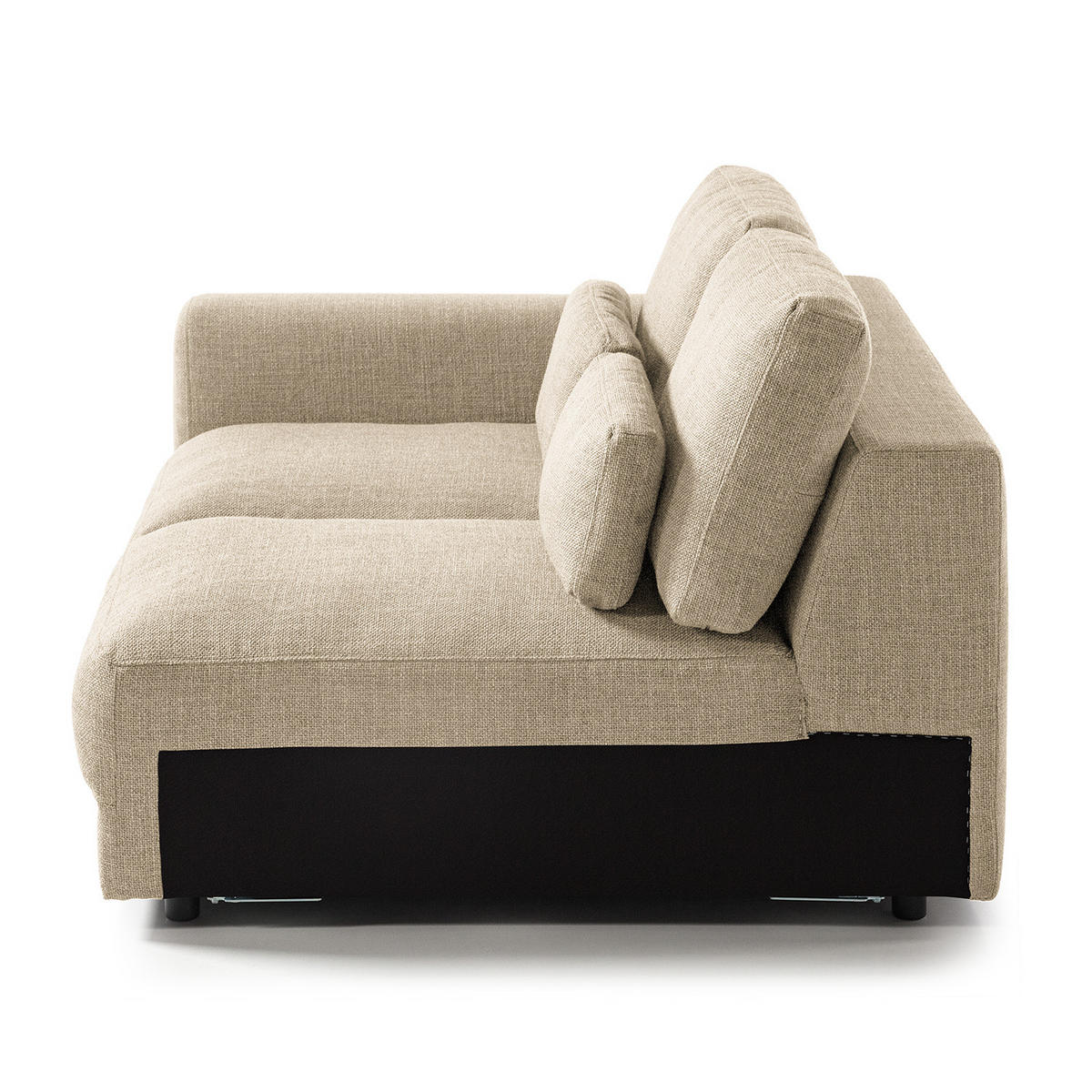 2-SITZER MODULSOFA - Beige, Textil (158/80/117cm) - home24