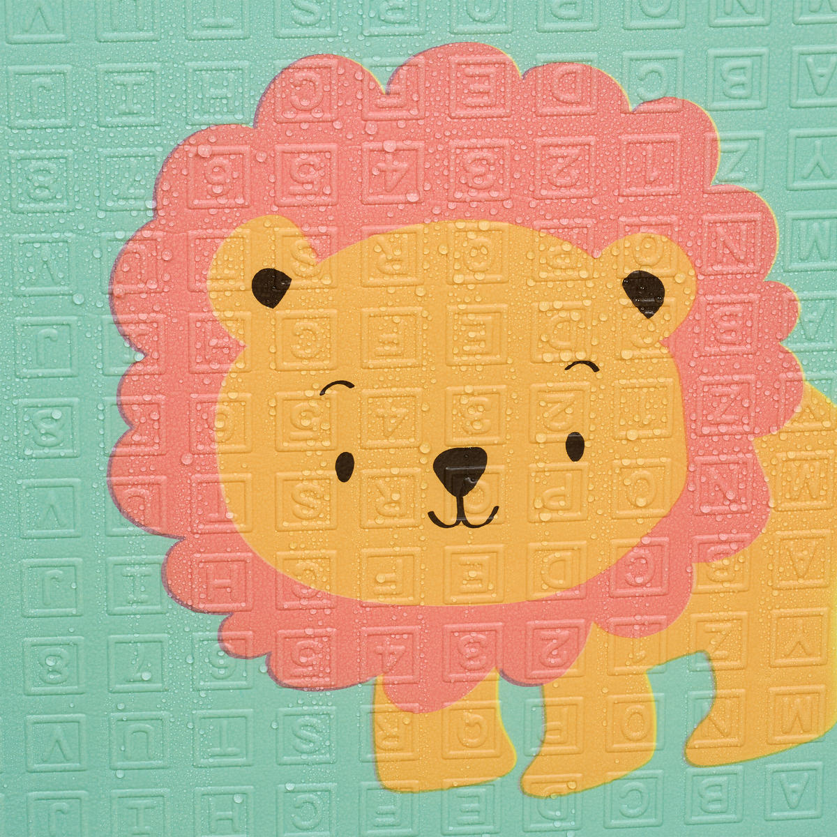 SPIELMATTE - Multicolor, Kunststoff/Textil (200/180cm) - Relaxdays