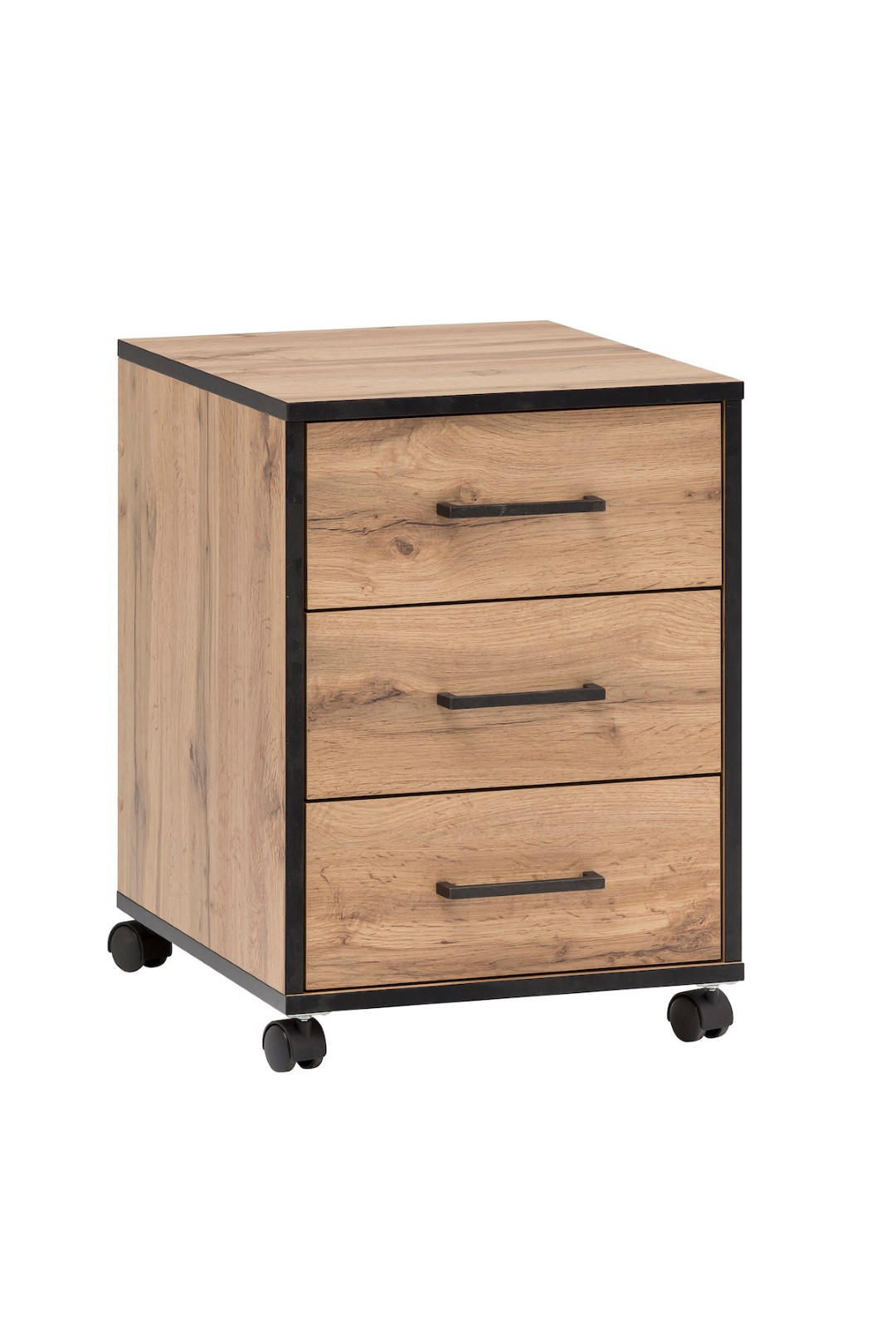 ROLLCONTAINER Panda 57x40x50 cm Eiche - Eichefarben, Holz (40/57/50cm) - PROREGAL