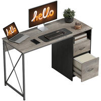 BÜROTISCH Hellgrau 1 Stück - Hellgrau, Holzwerkstoff (50/120/76cm) - GiPP