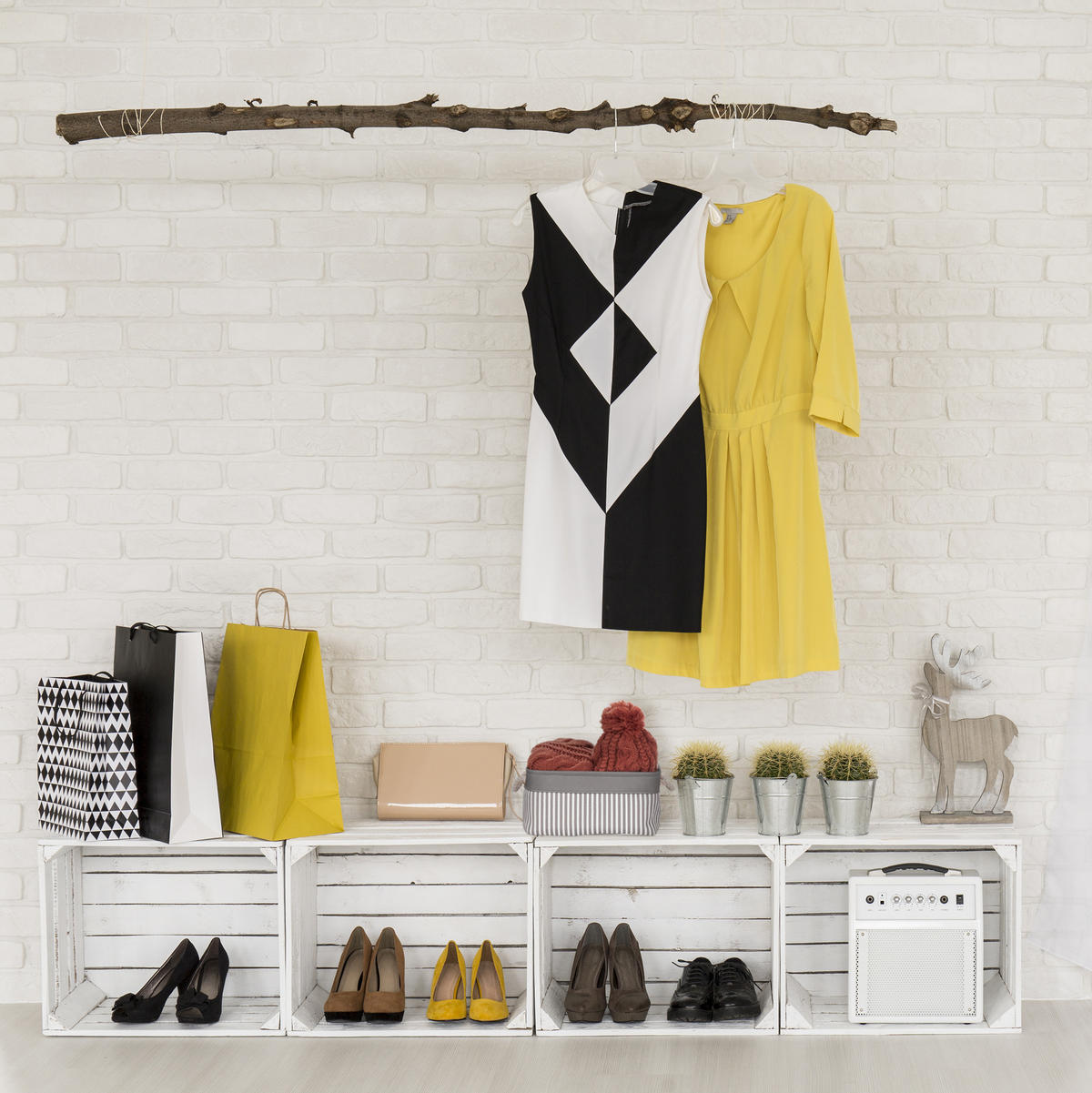 AUFBEWAHRUNGSKÖRBE - Grau, Textil (40/22/30cm) - Relaxdays