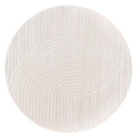 OUTDOORTEPPICH Ethno Creme Ø 200 cm - Creme, Kunststoff (200/200cm) - TT Home
