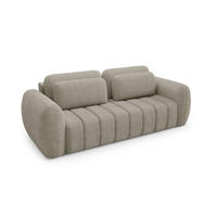 SCHLAFSOFA Caria - Beige, Holzwerkstoff/Textil (266/95/110cm) - Fun Möbel