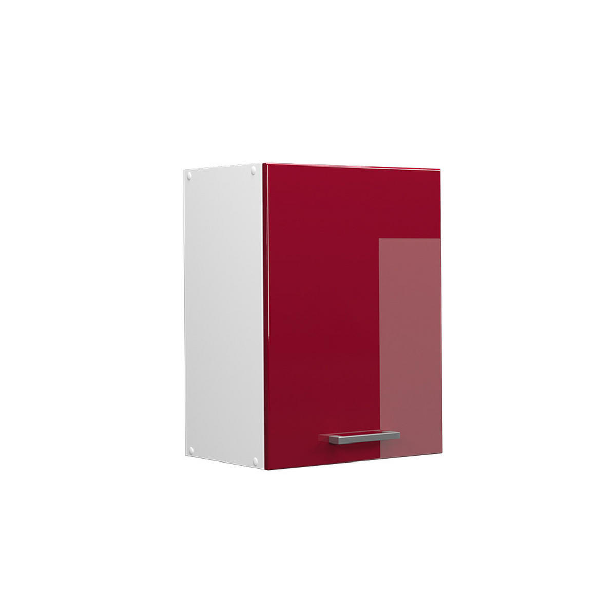HÄNGESCHRANK R-Line Rot Hochglanz 45 cm - Bordeaux/Rot, Holzwerkstoff (45/60/31cm) - Vicco