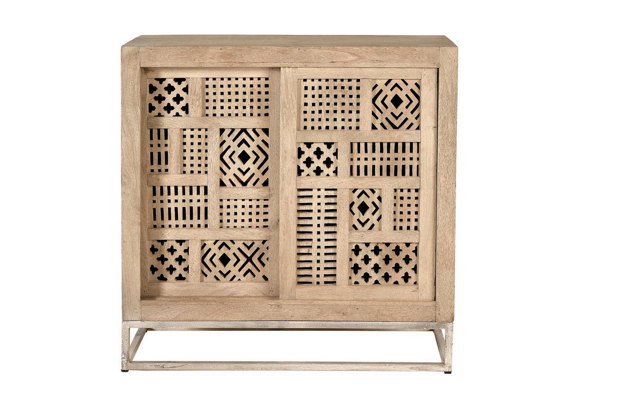 SIDEBOARD aus Mangoholz - Braun, Holz (40/90/90cm) - Giner y Colomer