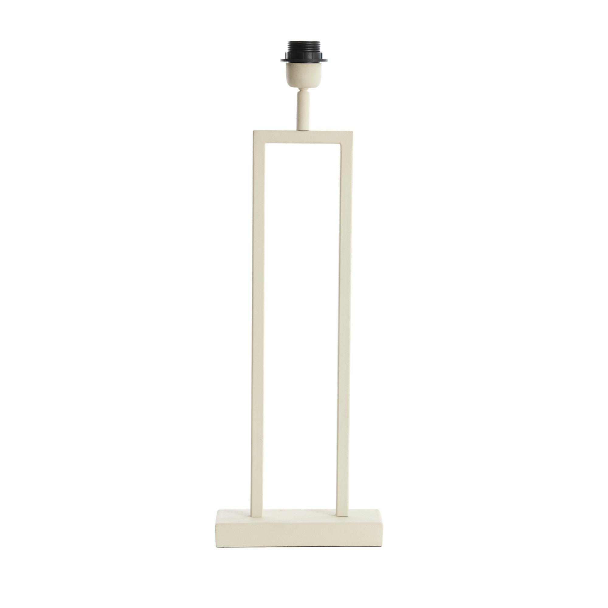 LAMPENFUSS Shiva Weiß 20/10/55 cm - Weiß, Metall (20/10/55cm) - Light & Living