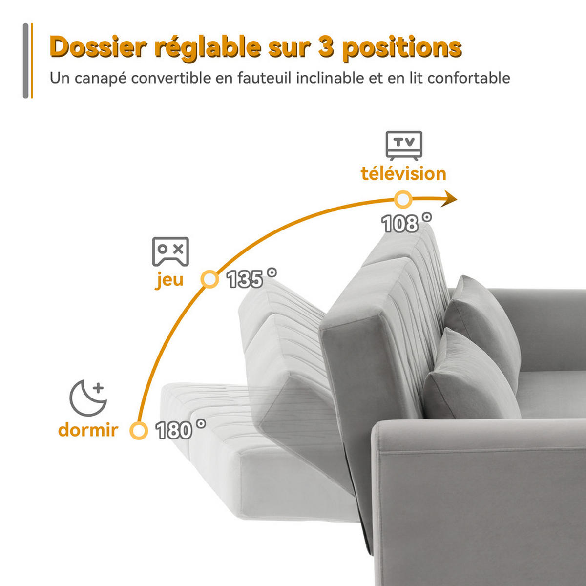 SCHLAFSOFA 2-Sitzer Samtstoff Bettfunktion Kompakt Grau - Grau, Holz (81.99/25.48/44.98cm) - FLIEKS