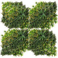 KÜNSTLICHES Pflanzenwand Hecke, PE, Grün - Grün, Kunststoff (50/7/50cm) - Outsunny