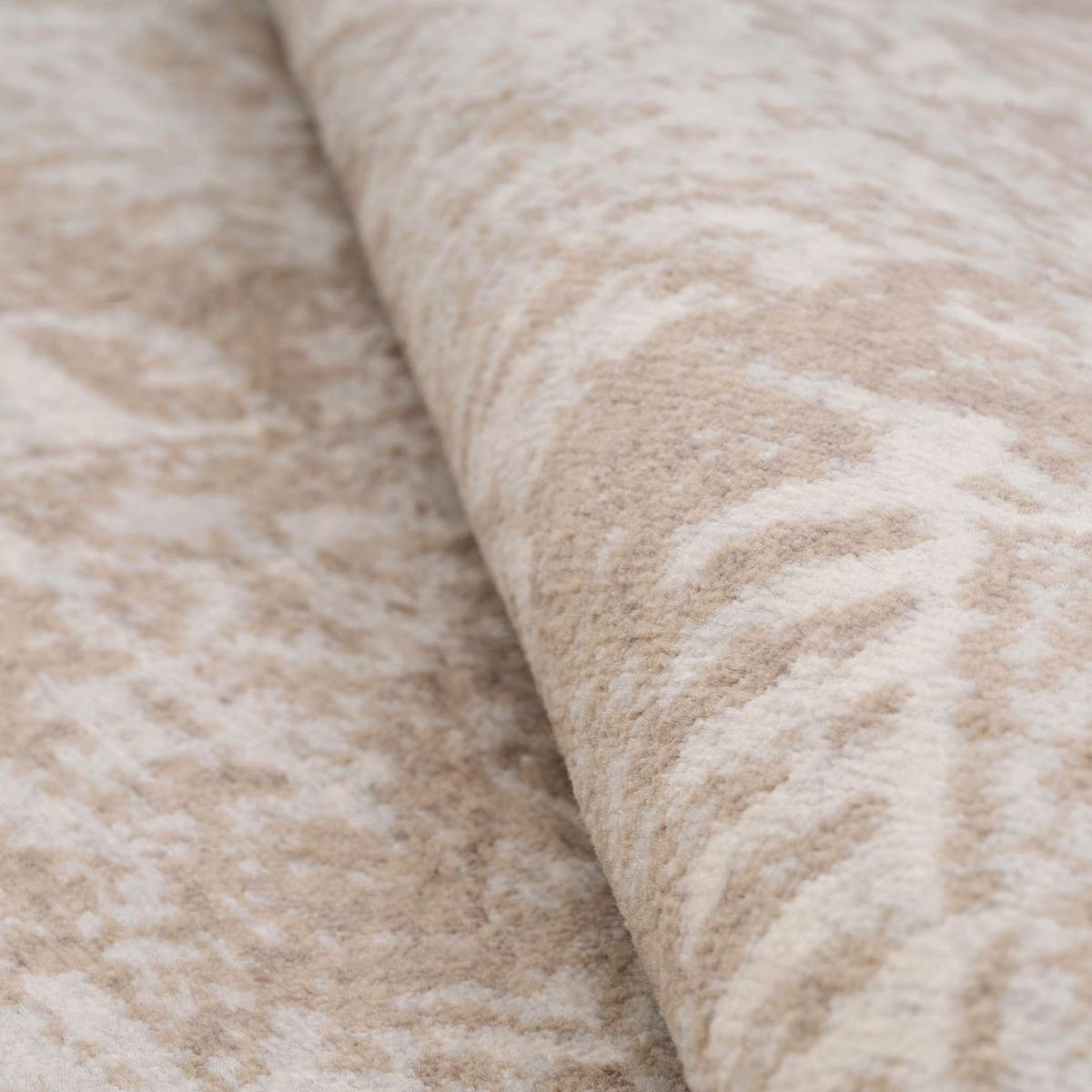 VINTAGE-TEPPICH Sophia Grau - Beige, Textil (60/110cm) - Kukoon Rugs