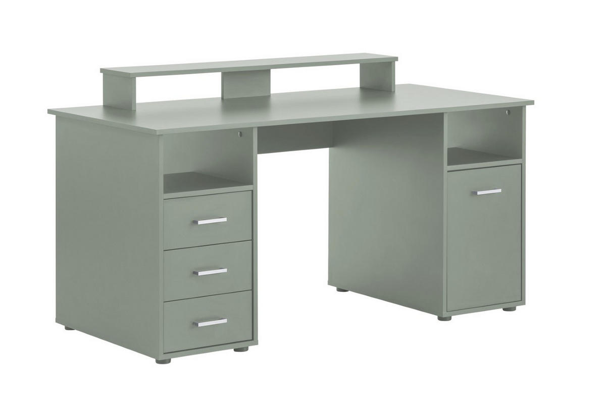 SCHREIBTISCH Fox Large 87x150x70 cm Pistazie - Grün, Holz (70/150/87cm) - PROREGAL